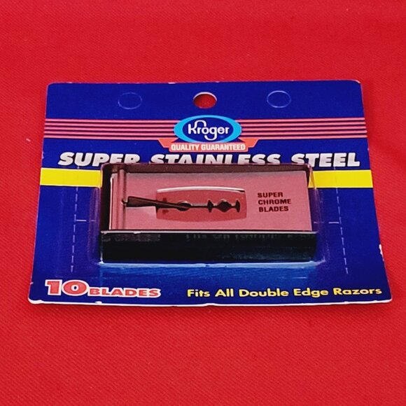 Kroger Super Stainless Steel Chrome Blades 10 pcs - Picture 3 of 8